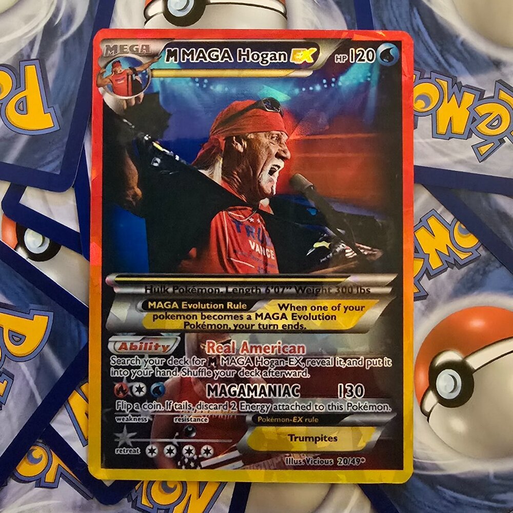 Hulk Hogan Pokemon Card